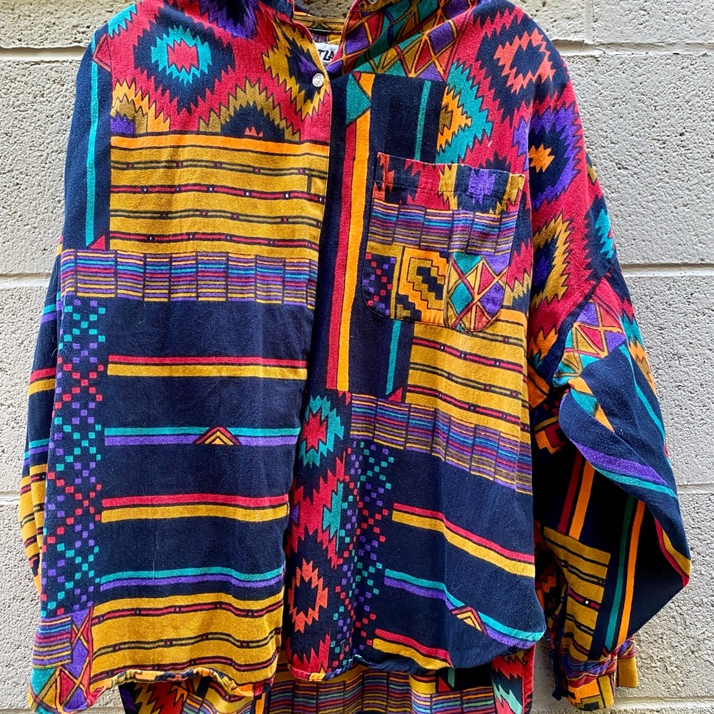 At Last Multicolor Geometric Shirt